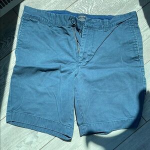 J. Crew Blue Flat Front Casual Shorts